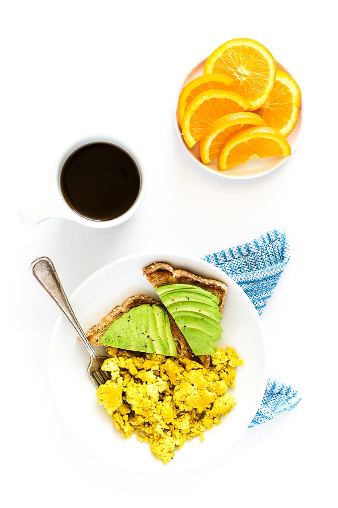 Vegan Scrambled Eggs Made With Aquafaba Blissful Basil