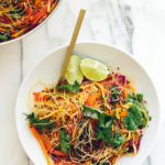 Rainbow Glass Noodle Salad with Chile-Lime Vinaigrette