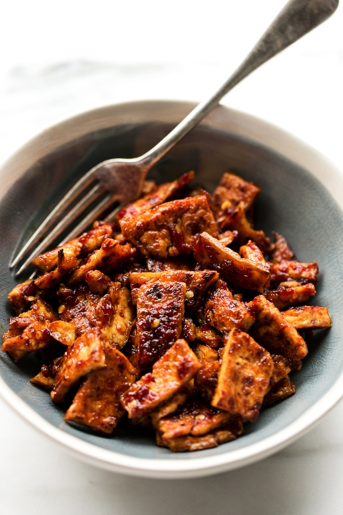 5-Ingredient Chile-Garlic Tofu