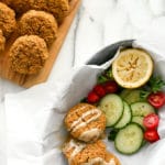 Herbed Cauliflower-Almond Patties | Vegan, Grain-Free, GF