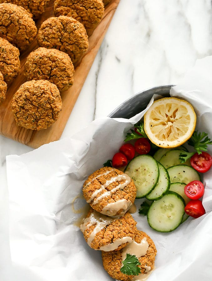 Mediterranean Cauliflower Patties | Vegan, Grain-Free, Gluten-Free