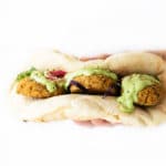 Herbed Cauliflower Patty Wraps with Green Tzatziki