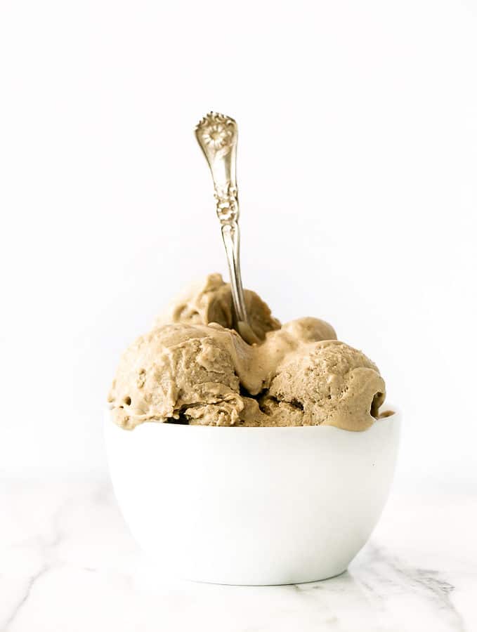 No-Churn Vegan Peanut Butter Ice Cream