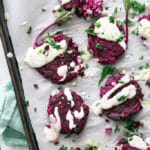 Beet and Cumin Fritters from Peace & Parsnips