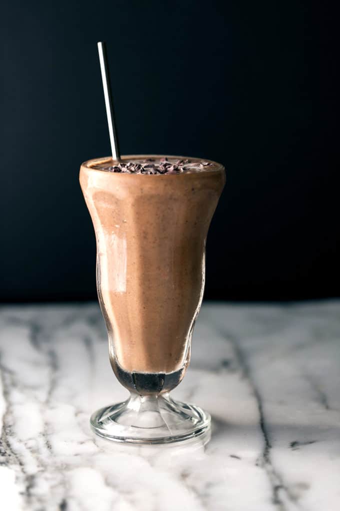 Frosty Java-Cacao Shake - Blissful Basil