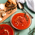 Creamy Vegan Tomato Bisque with a Kick