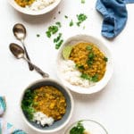 Yellow Split Pea, Kale + Potato Curry