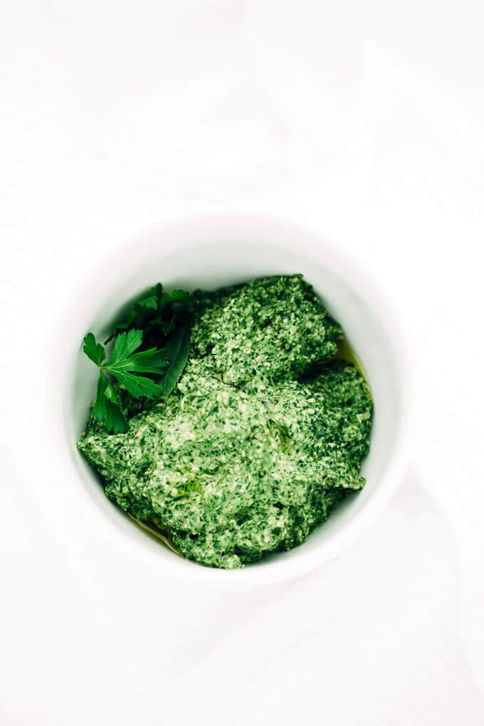 Vegan Green Goddess Power Pesto