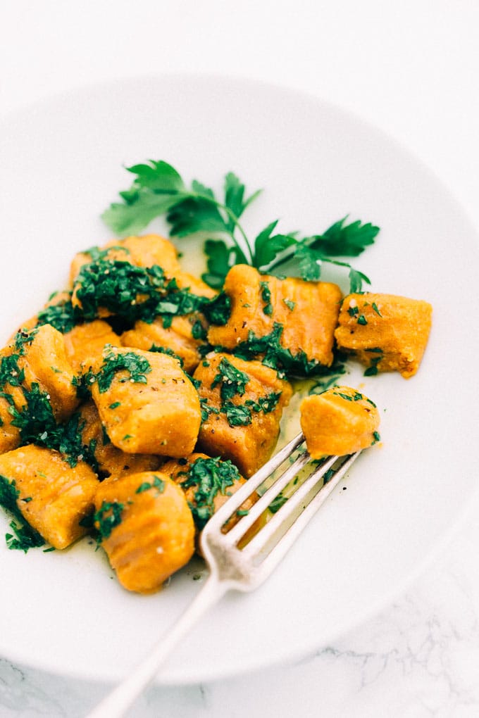 Vegan Gluten-Free Carrot Gnocchi