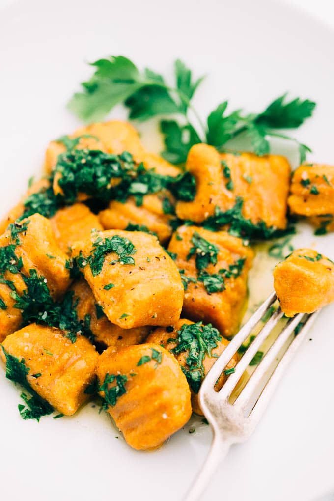 Vegan Gluten-Free Carrot Gnocchi - Blissful Basil | Healthy Plant-Based ...