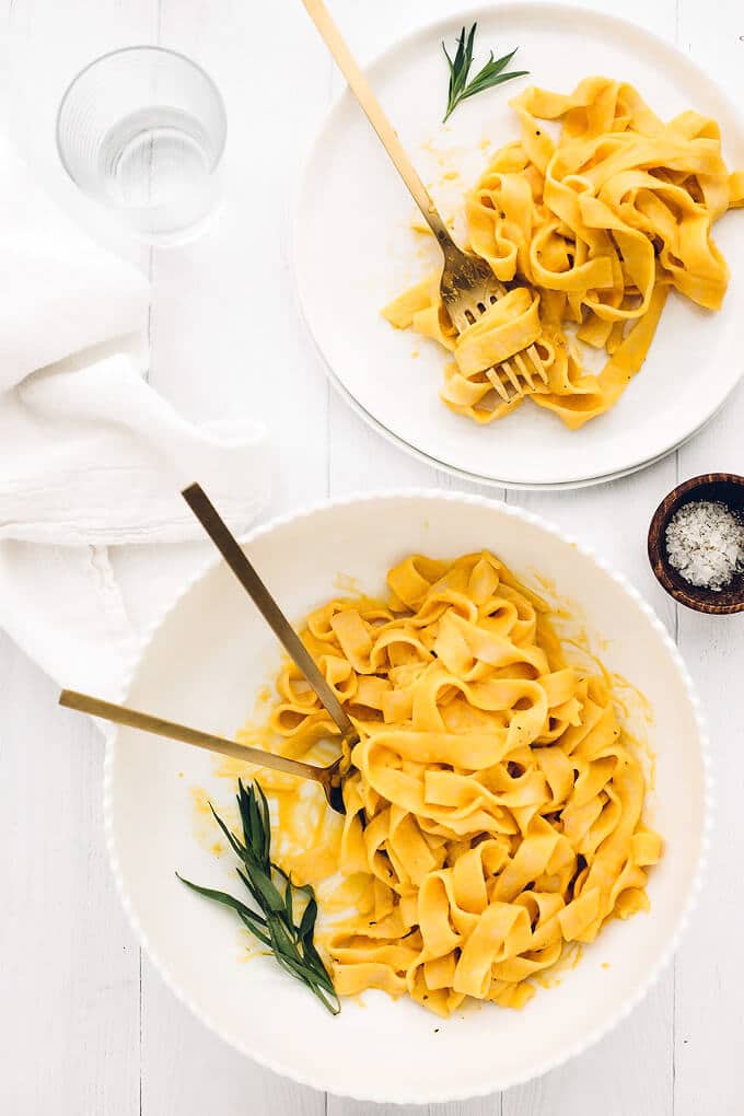 Vegan Sweet Potato Cream Pasta