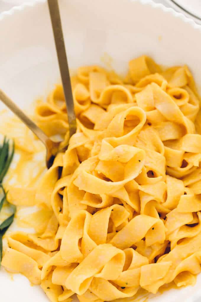 Vegan Sweet Potato Cream Pasta