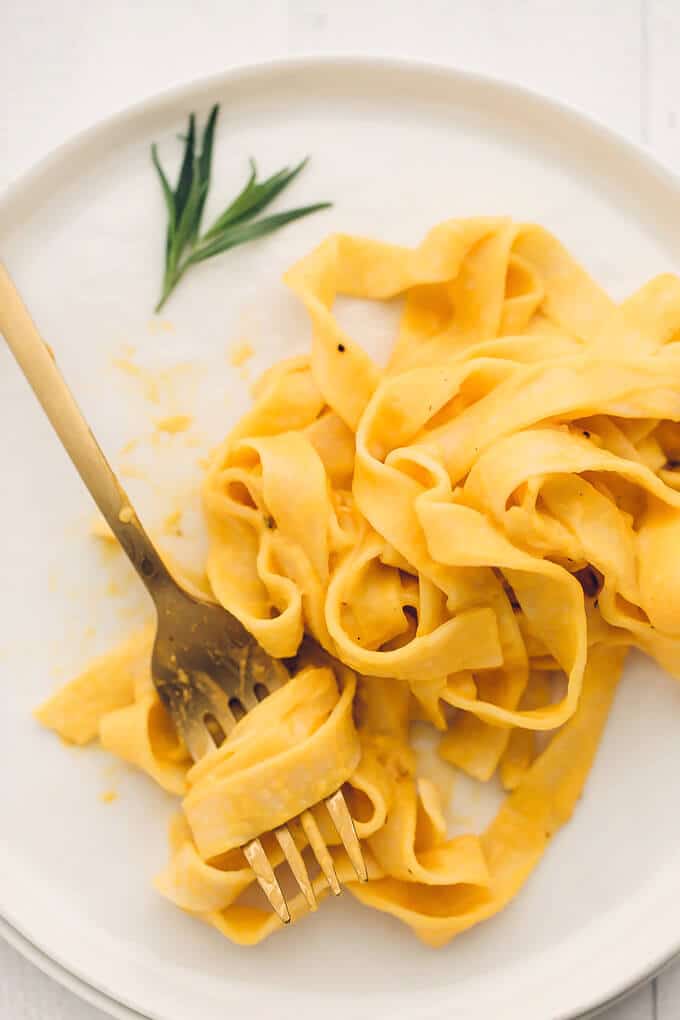 Vegan Sweet Potato Cream Pasta