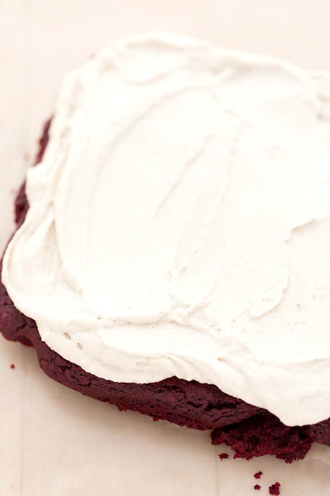 Just Beet It! Vegan Gluten-Free Red Velvet Cake