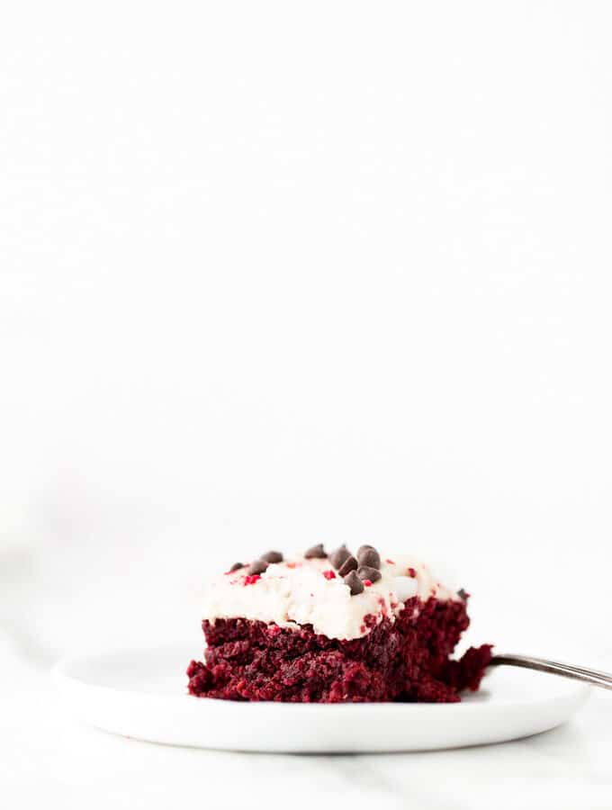 Just Beet It! Vegan Gluten-Free Red Velvet Cake