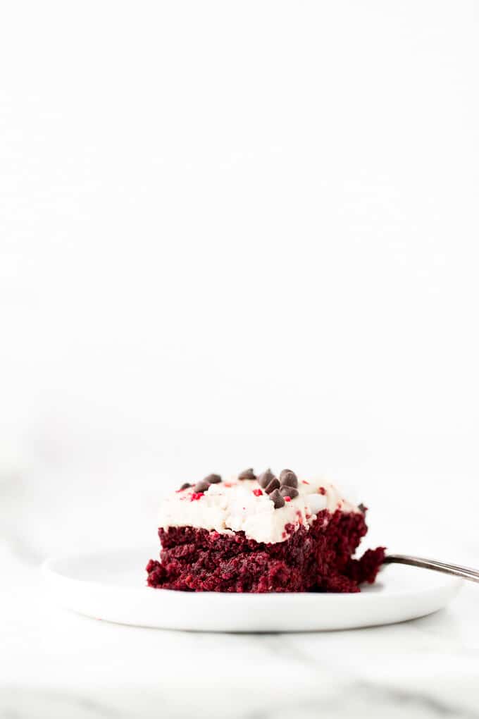 Just Beet It! Vegan Gluten-Free Red Velvet Cake