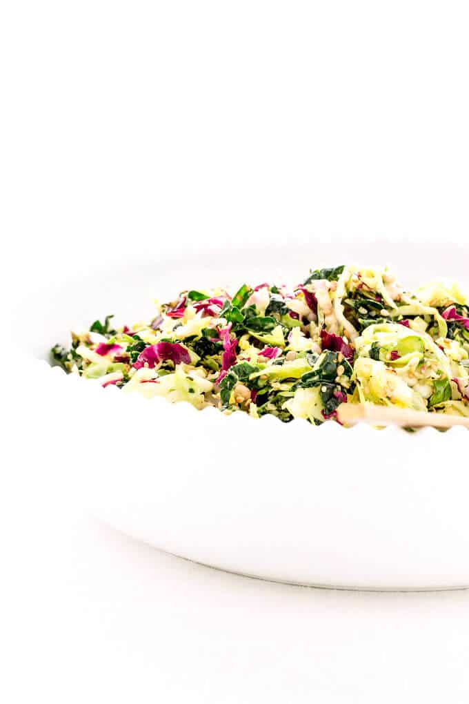 Superseeded Brussels Sprout and Kale Detox Salad