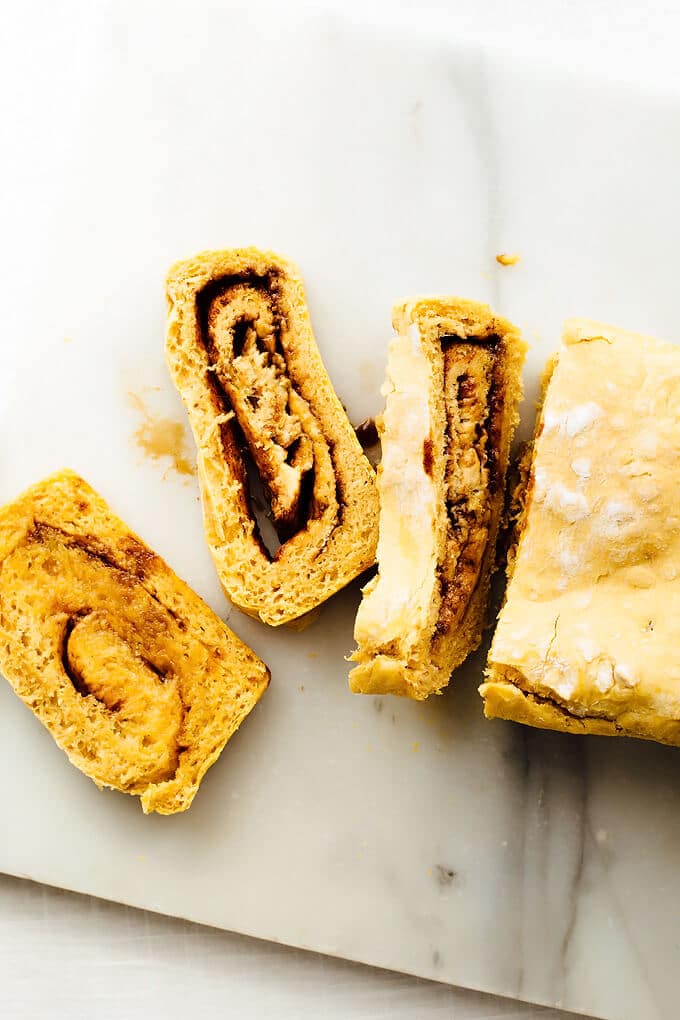 Sweet Potato Cinnamon Swirl Bread