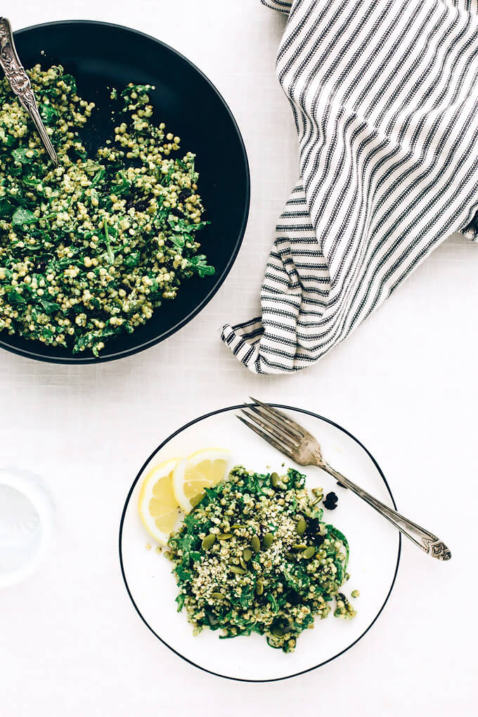 Sorghum Protein Pesto Power Salad