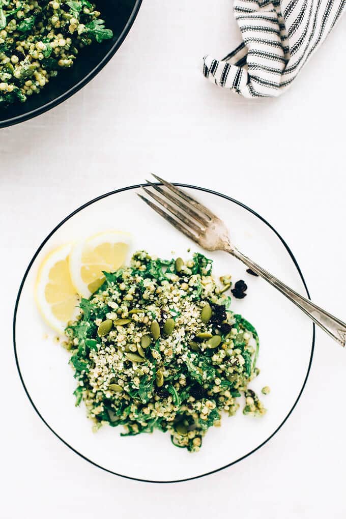 Sorghum Protein Pesto Power Salad