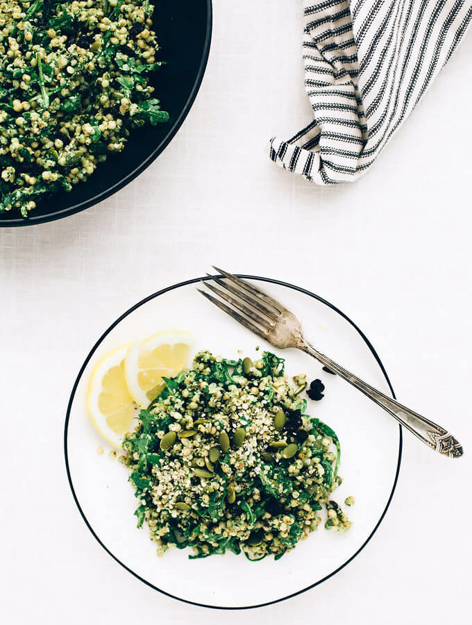 Sorghum Protein Pesto Power Salad