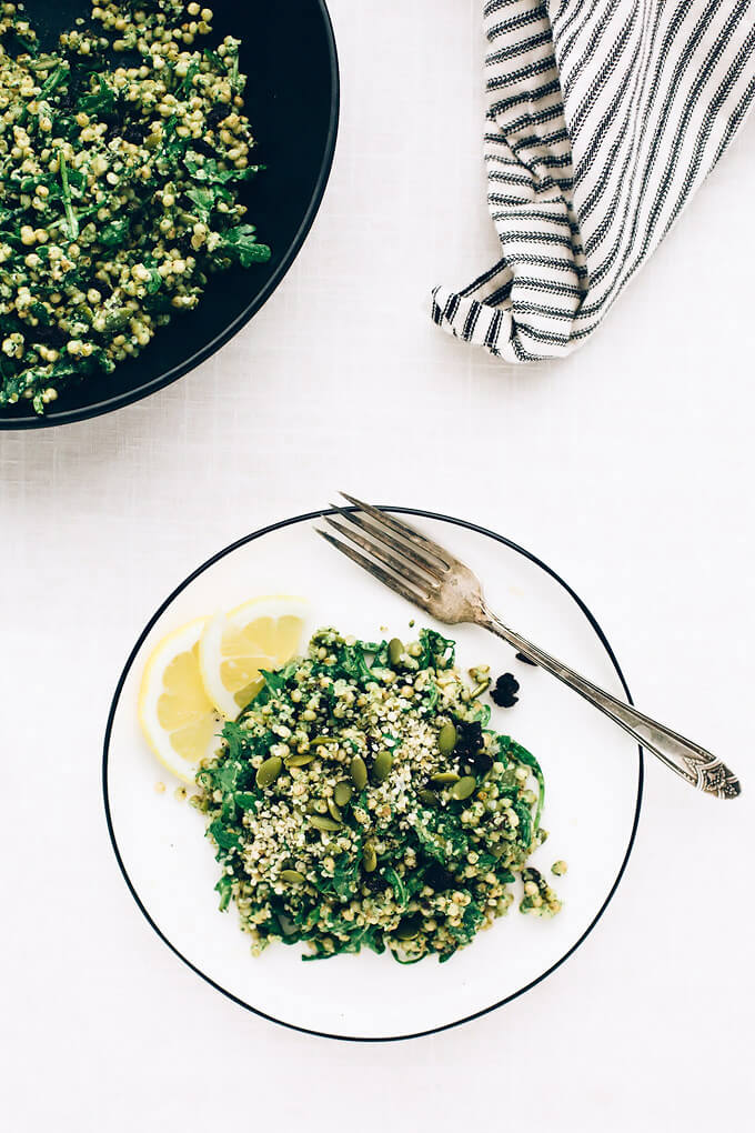 Sorghum Protein Pesto Power Salad