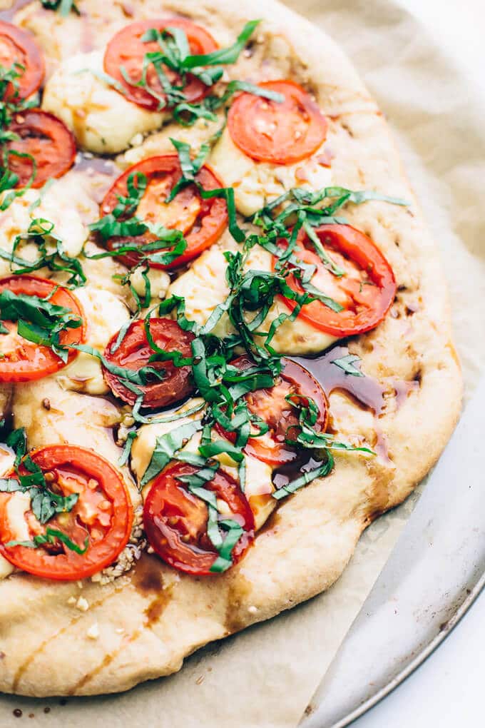 Vegan Caprese Pizza