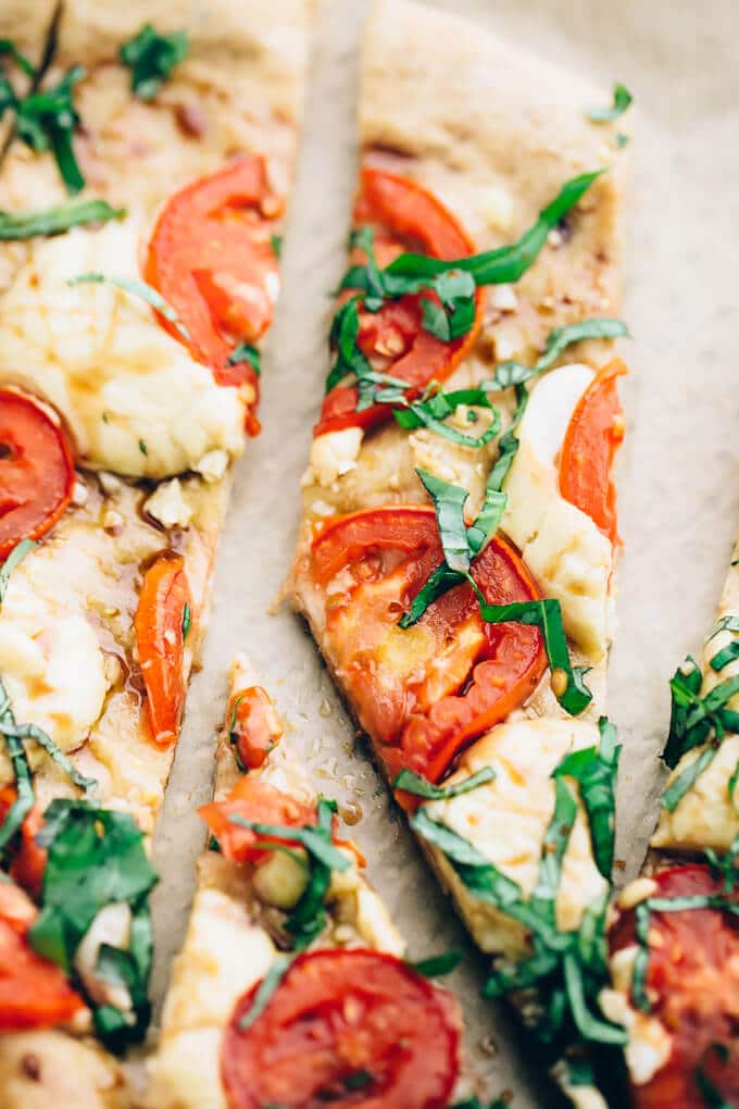 Vegan Caprese Pizza