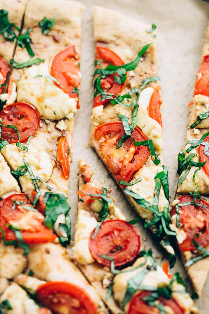 Vegan Caprese Pizza