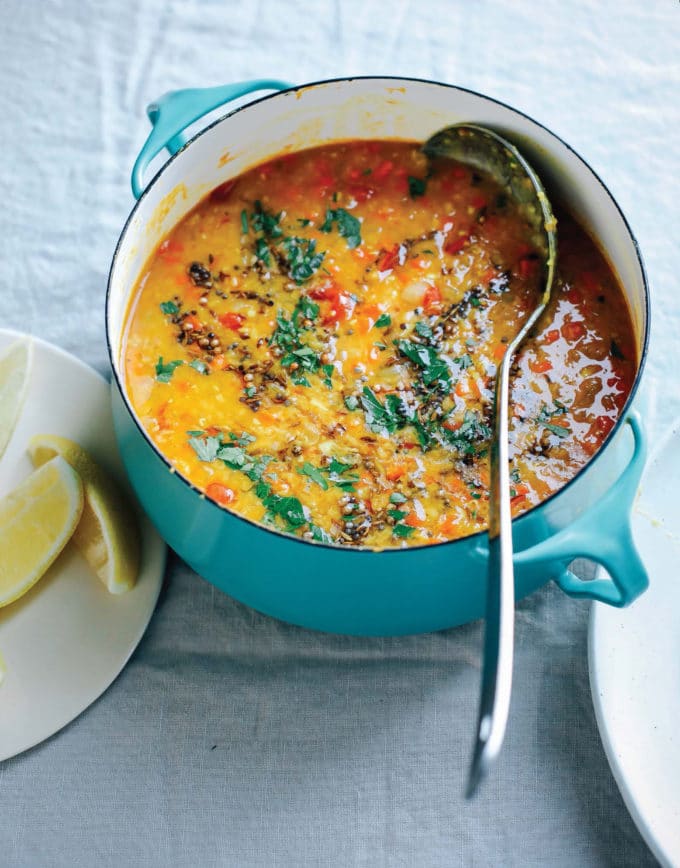 Weeknight Root Vegetable Dal from The First Mess Cookbook + Giveaway