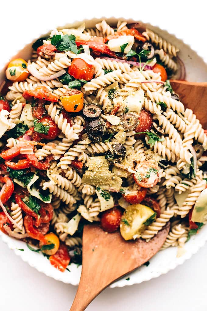 Easy Vegan Italian Pasta Salad