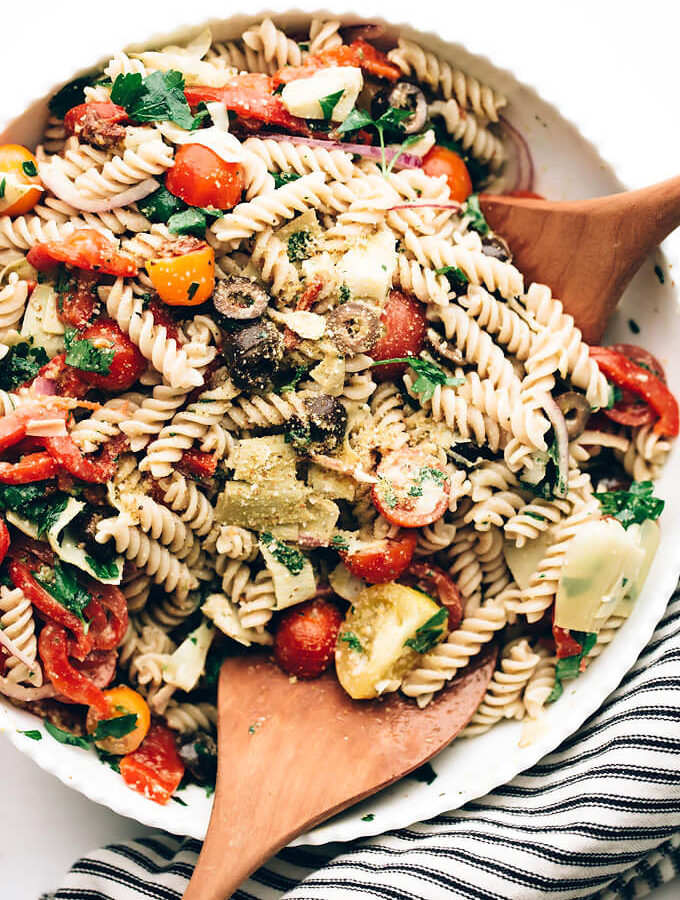 Easy Vegan Italian Pasta Salad