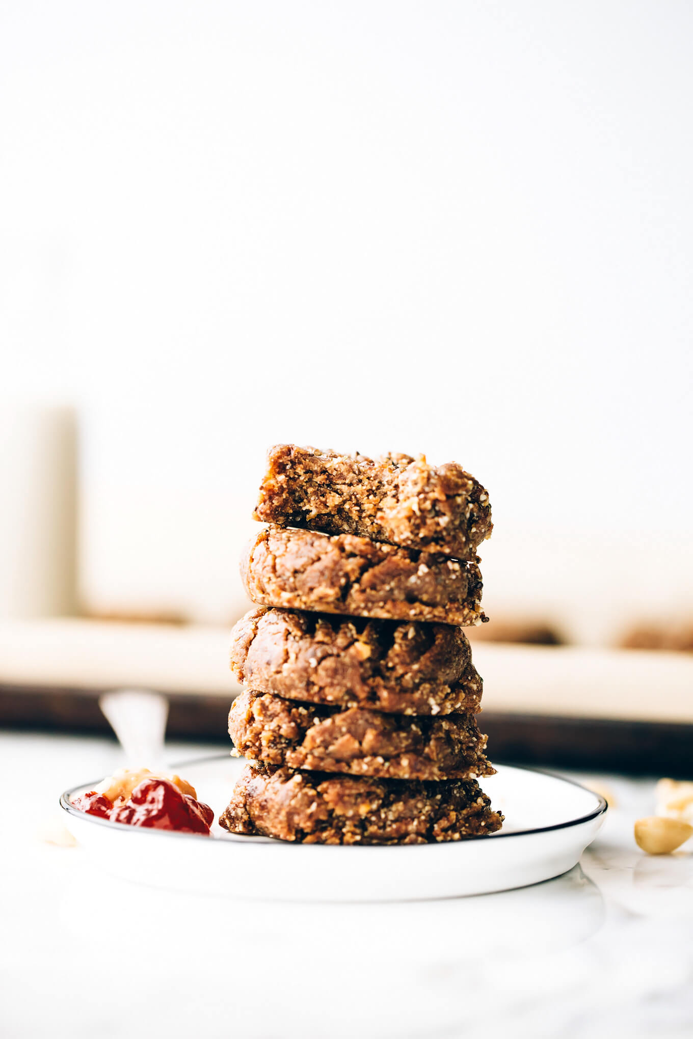 Peanut Butter and Jelly Energy Cookies