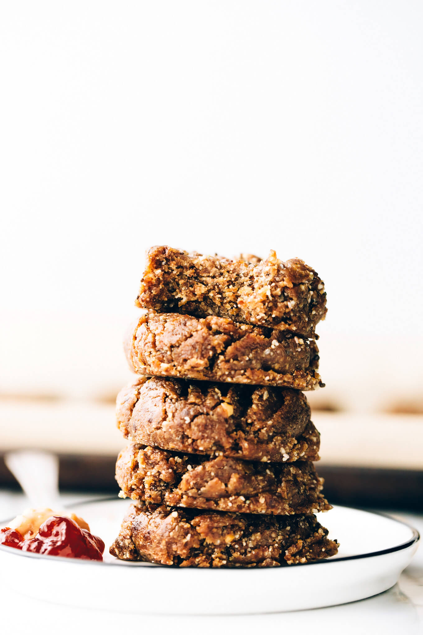 Peanut Butter and Jelly Energy Cookies