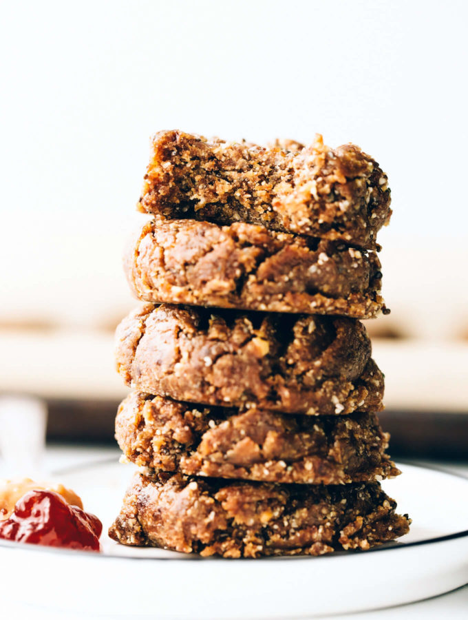 Peanut Butter and Jelly Energy Cookies