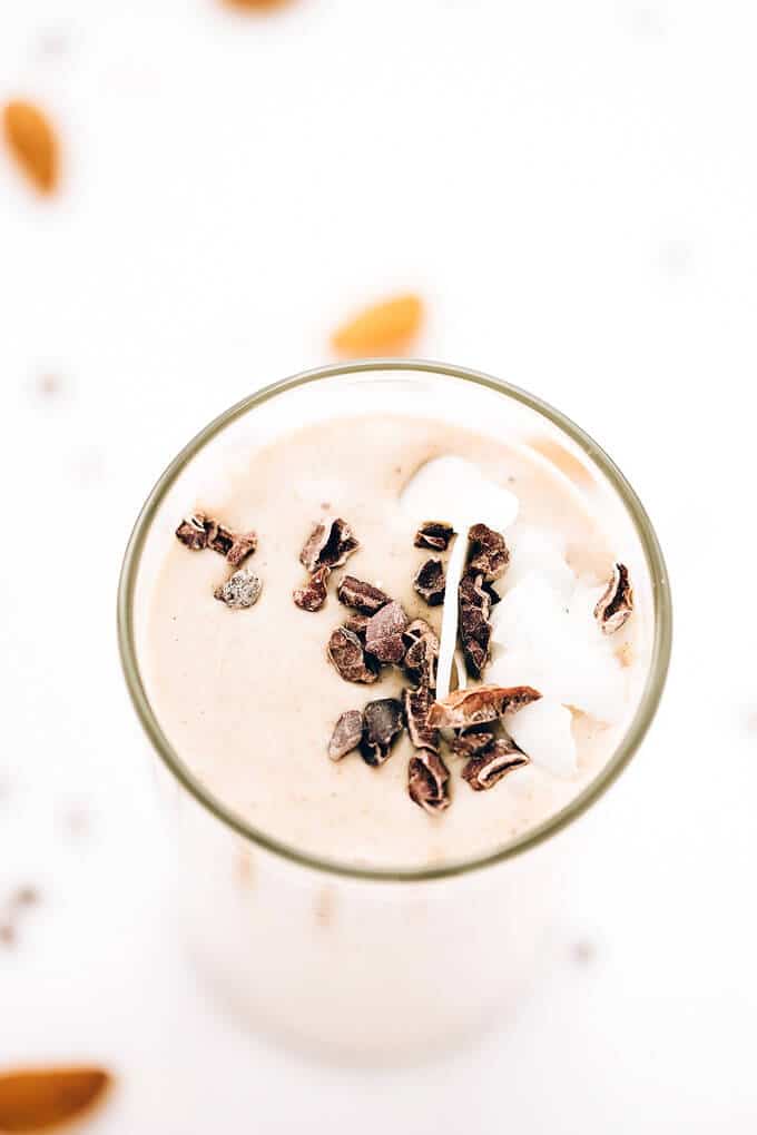 Vanilla-Almond Coconut Nib Chip Shake