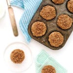 Vegan Gluten Free Banana Bread Streusel Muffins