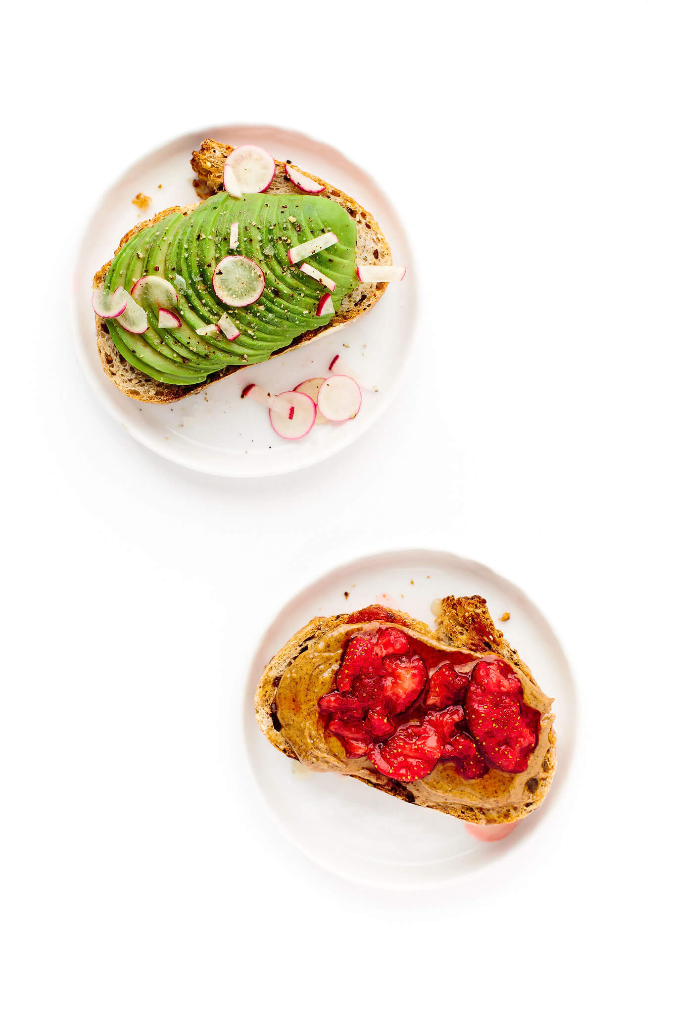 Farmers Market Breakfast Toast Two Ways