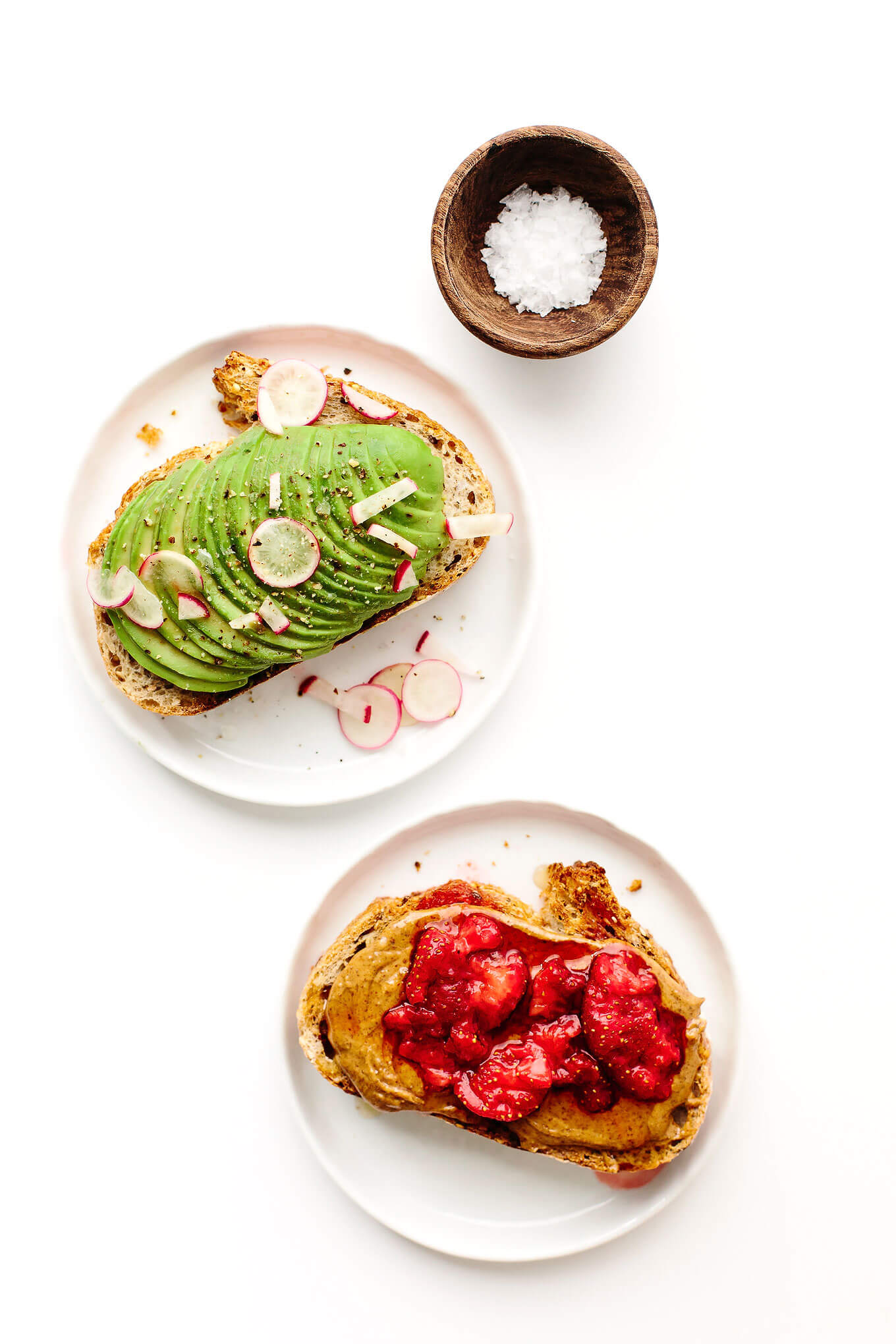 Farmers Market Breakfast Toast Two Ways