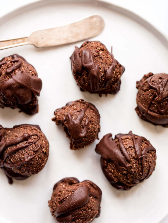 No-Bake Vegan Gluten Free Brownie Cookies