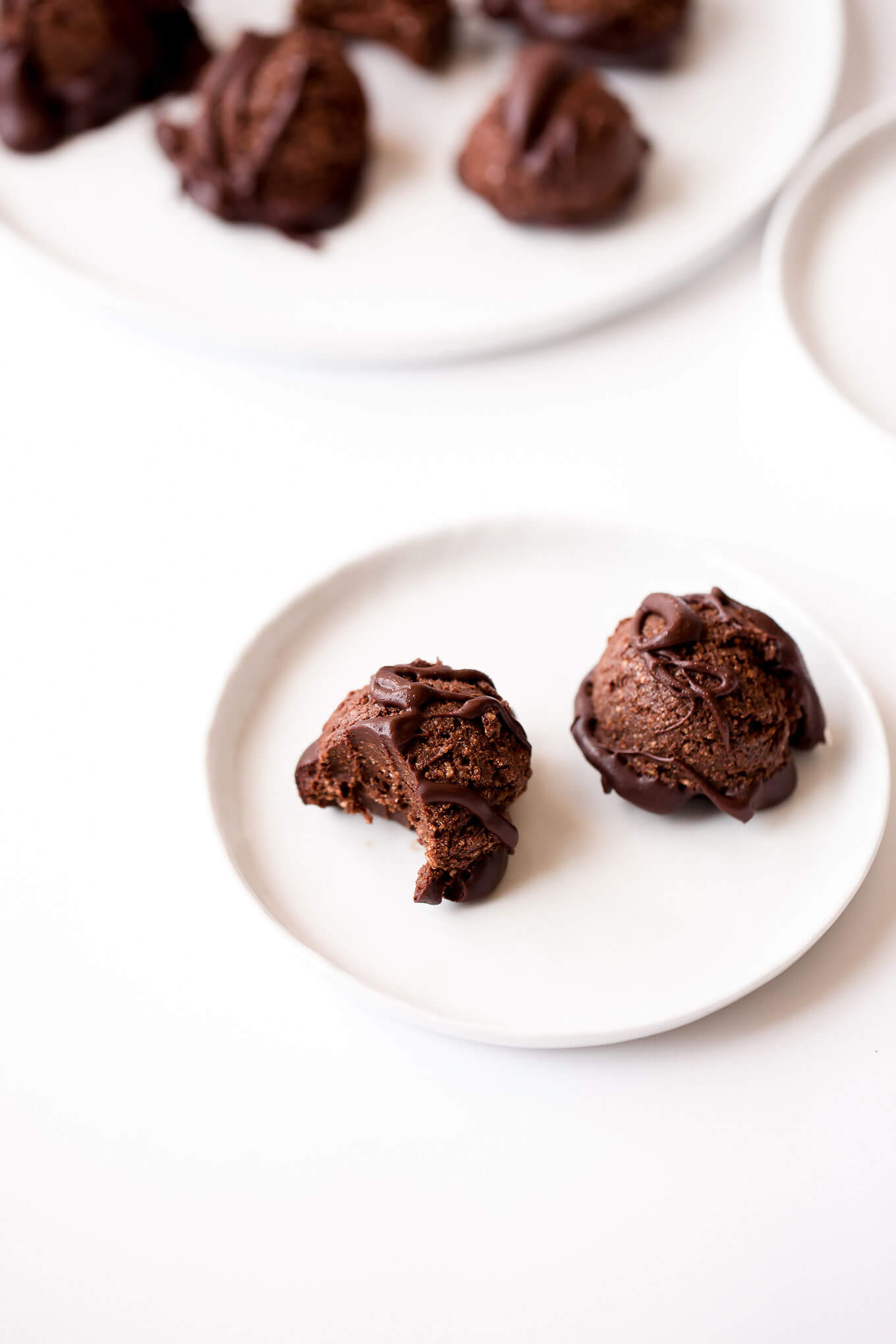 No-Bake Vegan Gluten Free Brownie Cookies