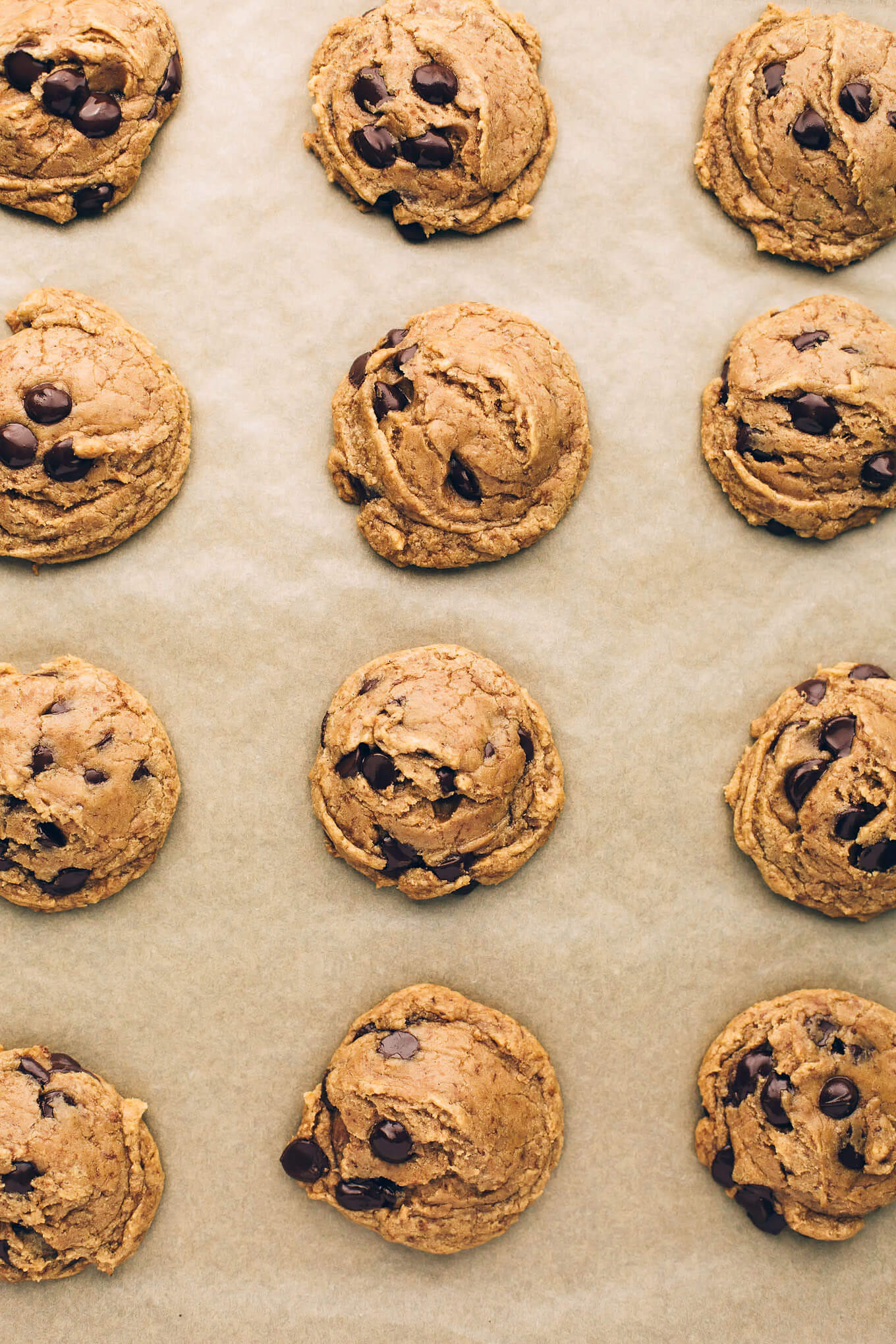 Soft Batch Vegan Chocolate Chip Spelt Cookies