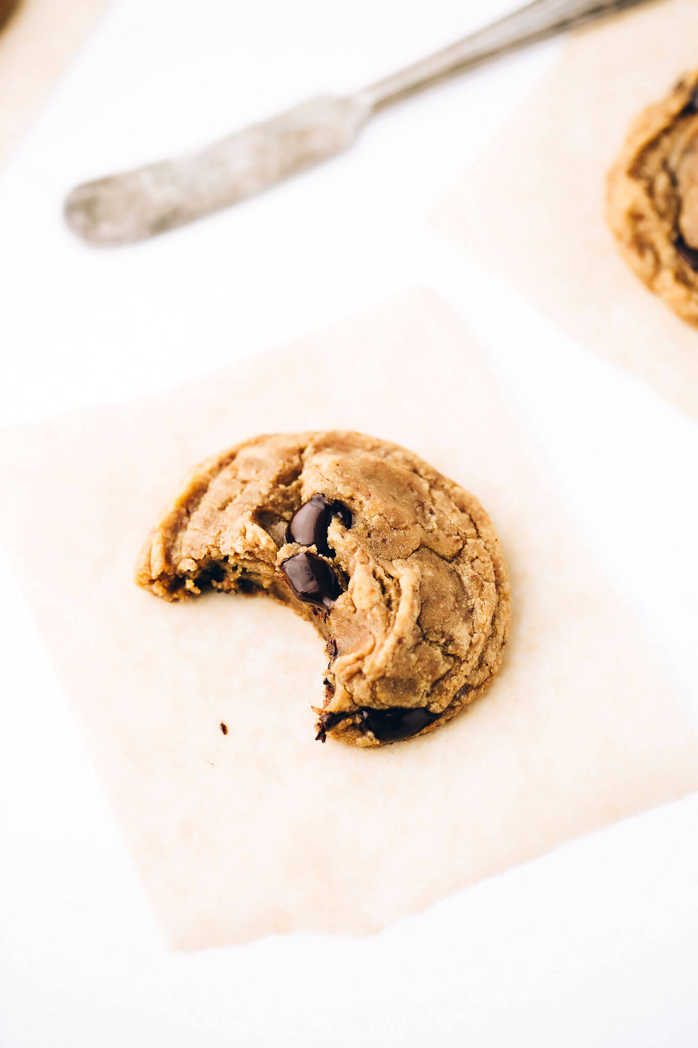 Soft Batch Vegan Chocolate Chip Spelt Cookies