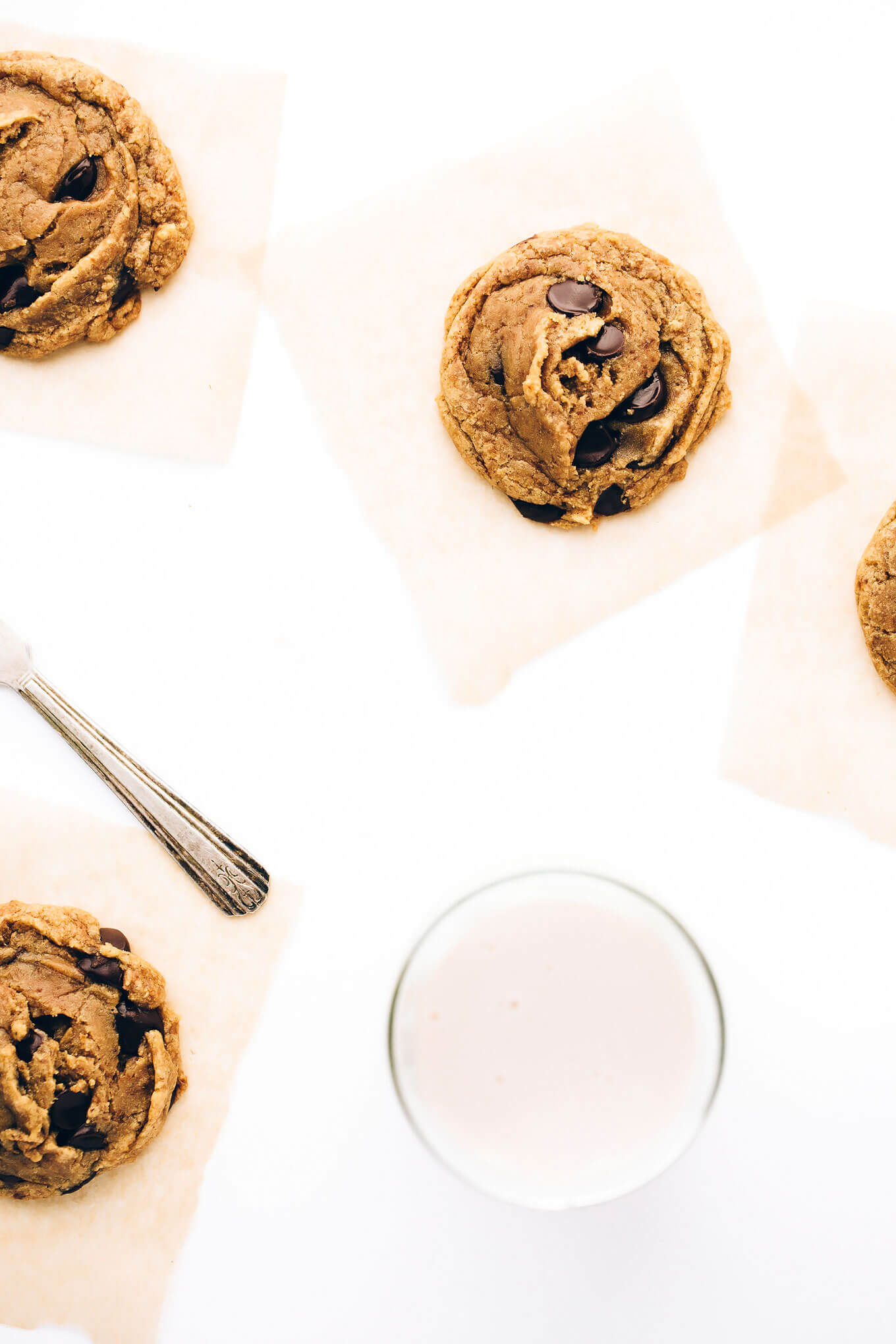 Soft Batch Vegan Chocolate Chip Spelt Cookies