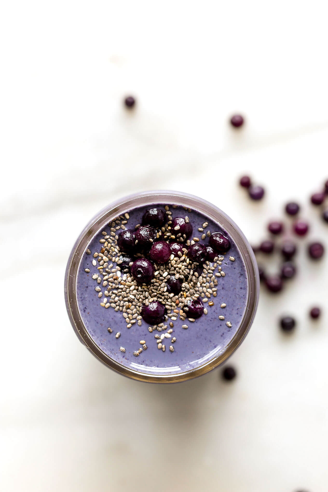 Wild Blueberry, Brazil Nut + Tahini Smoothie