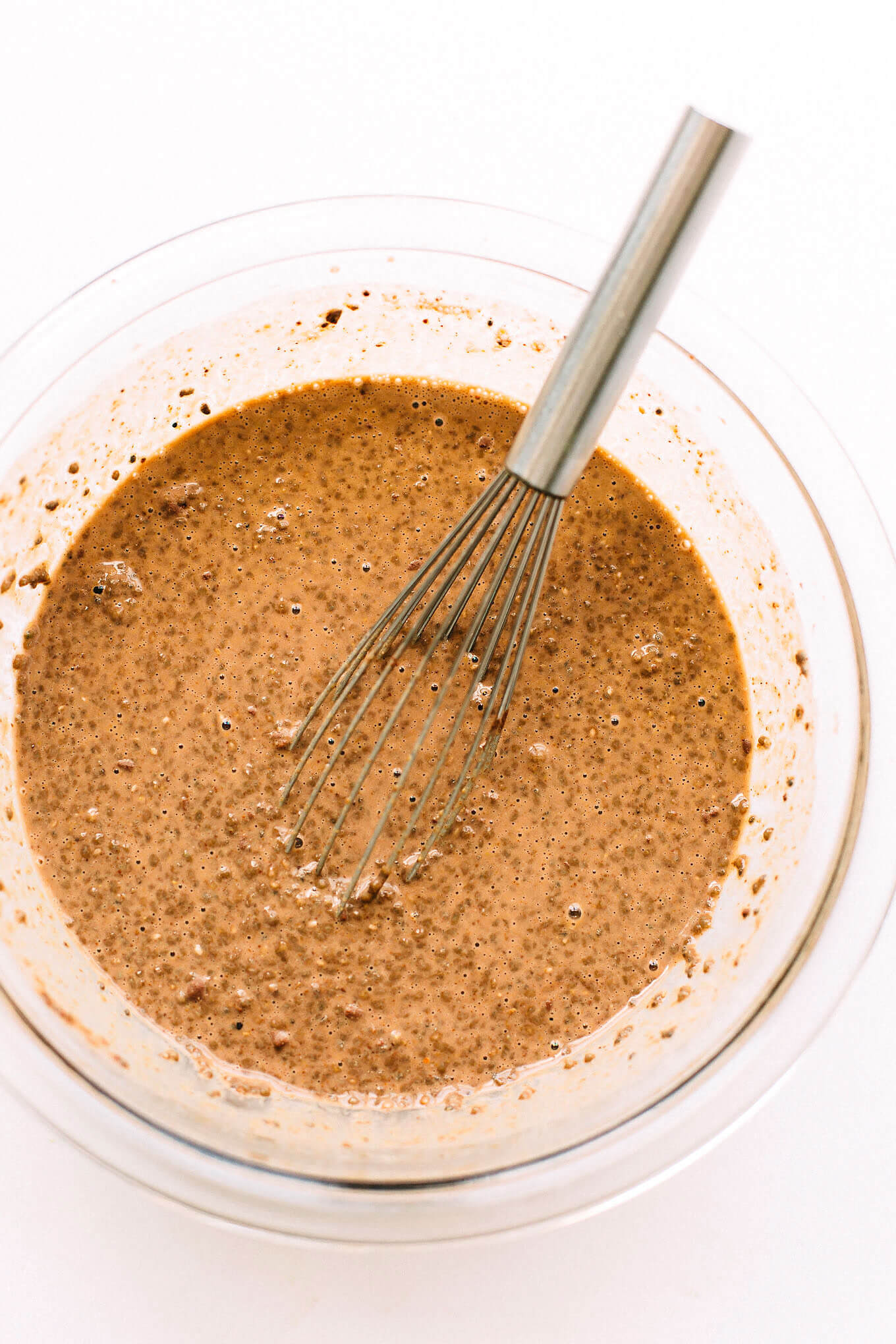 Secretly Green Almond Butter Chocolate Chia Pudding