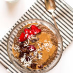 Secretly Green Almond Butter Chocolate Chia Pudding