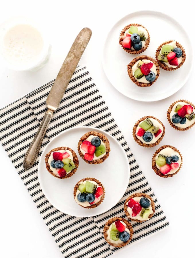 Vegan Gluten-Free Mini Fruit Tarts