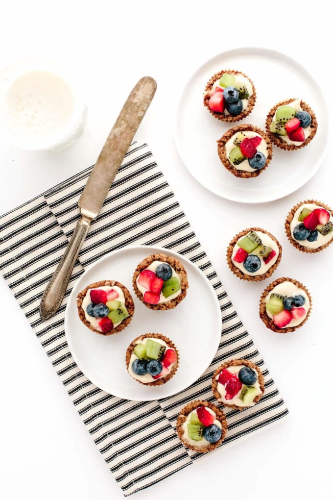 Vegan Gluten-Free Mini Fruit Tarts