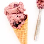 No-Churn Vegan Cherry Chocolate Chunk Ice Cream